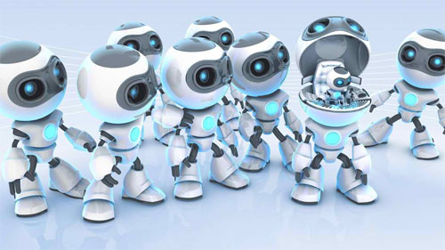Cute Robots wallpaper