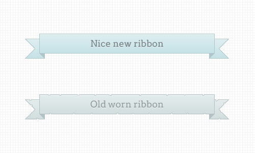 Ribbons – new and worn