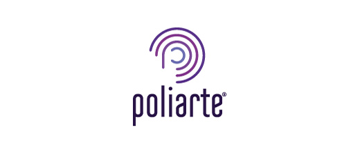 Graphic company purple logo