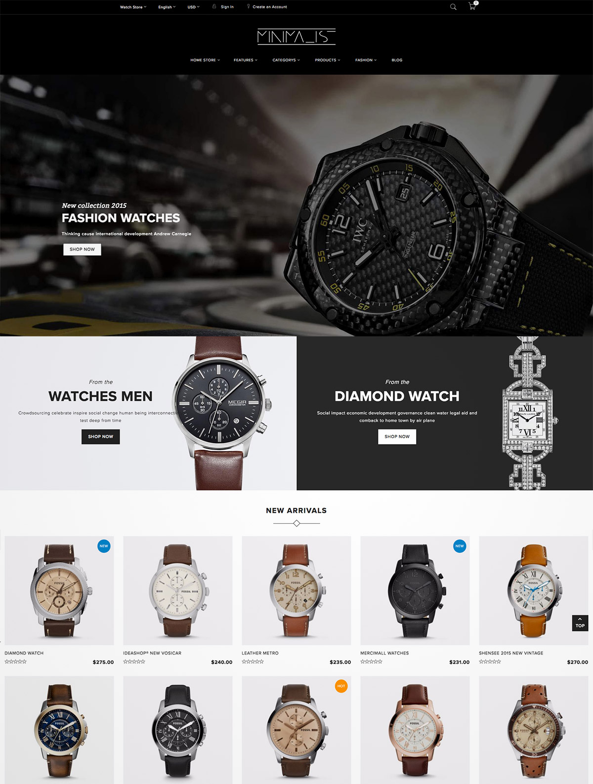 responsive fashion theme