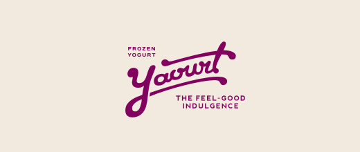 Yogurt purple violet logo