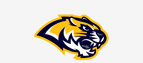 High school tiger logo