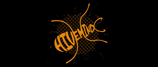Orange typography ant logo