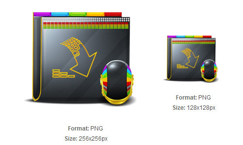 Colorful Download Folder icon