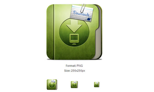 Coarse Green Download Folder