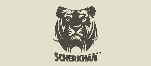Nice grey tiger logo