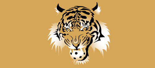 Hockey tiger logo