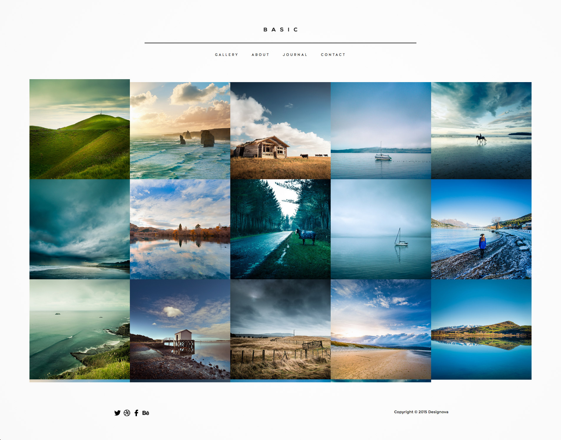 portfolio gallery theme