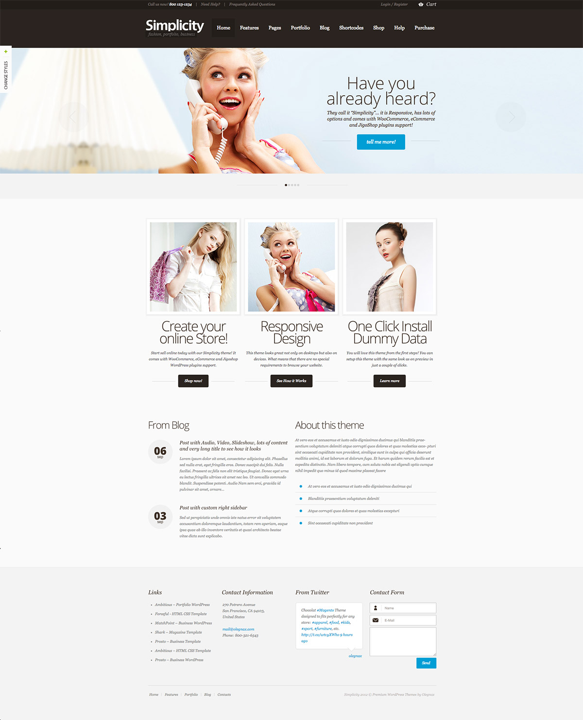 eCommerce WordPress Theme