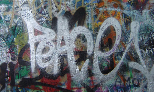 Prague Peace Graffiti