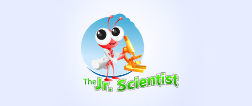 Scientist science ant logo