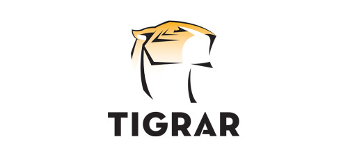 Elegant tiger logo