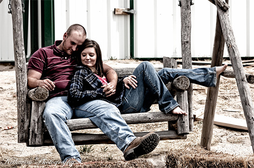 Sweet cute couple engagement photography