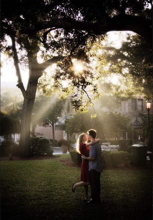 Morning Sunlight lovely couple engagement photography