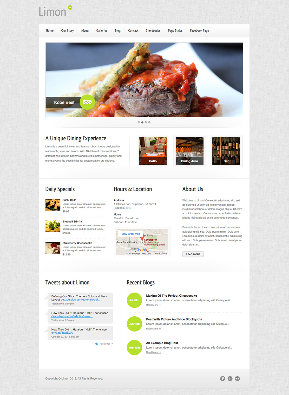 Spa WordPress Theme