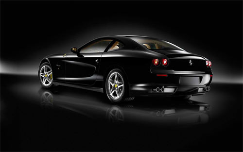 Cool Black Ferrari_84446 Wallpaper