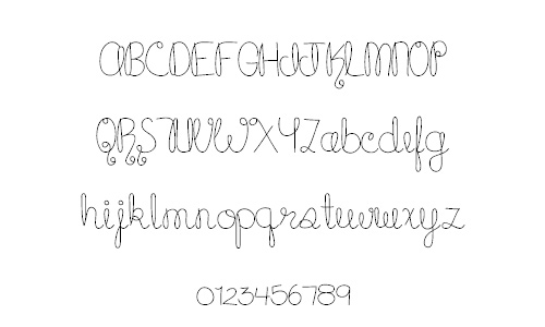 Cupcake cursive doodle fonts sketch free