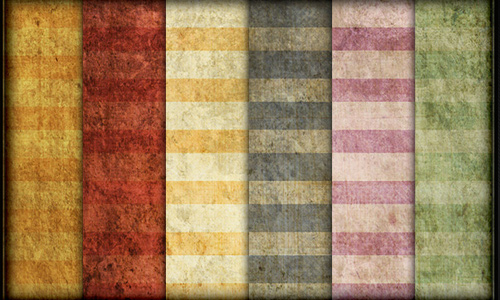Grunge seamless stripe photoshop pattern set