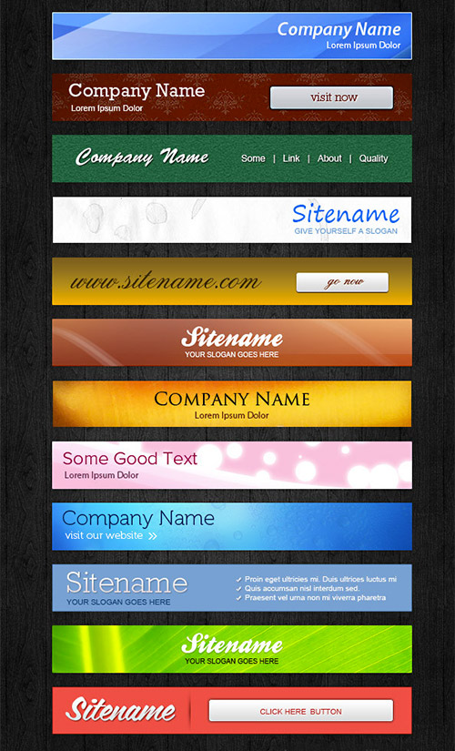 adobe web banners