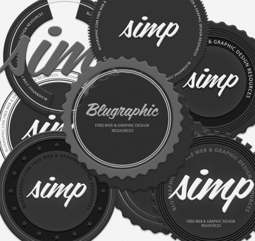 circle badges for Photoshop