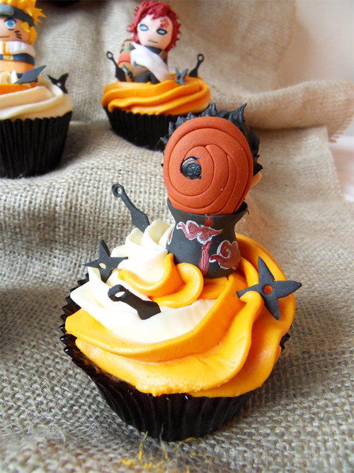 Tobi naruto cupcake design inspiration