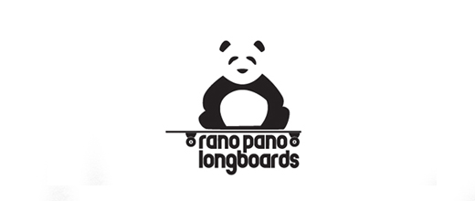 Long board panda logo