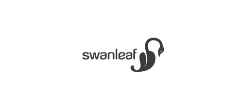Swan leaf logo