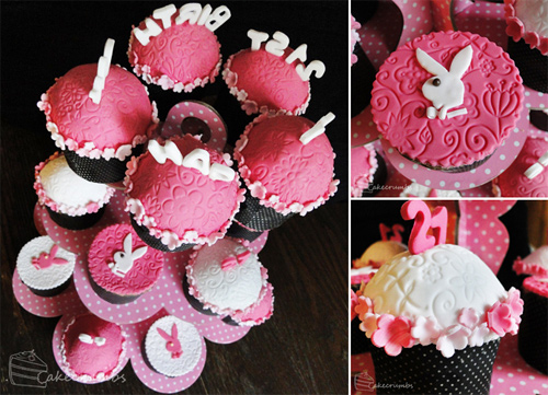 Playboy cupcake design inspiration