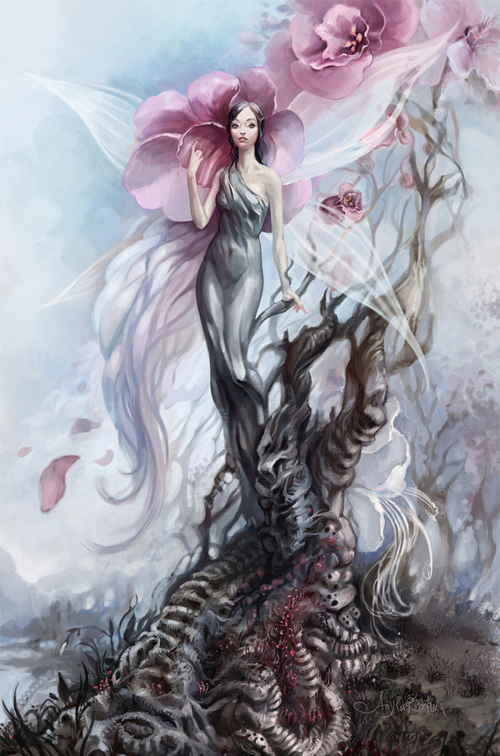 Flower fairy illustrations artworks