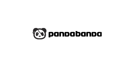 Pirate shop panda logo