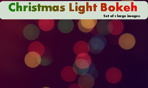 Bokeh light christmas textures