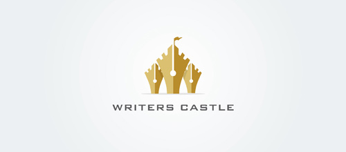 Pen write castle logo