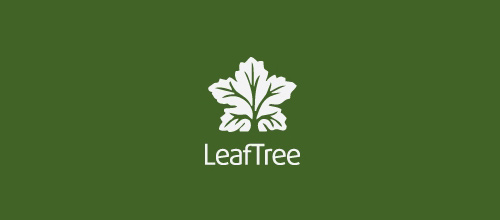 Tree leaf logo