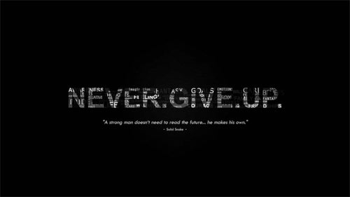 Never Give Up wallpaper