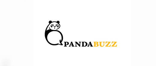 Bee sting panda logo