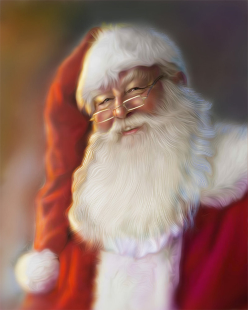 Old santa claus christmas artworks illustrations