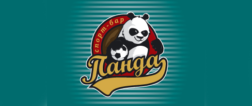 Sports panda logo