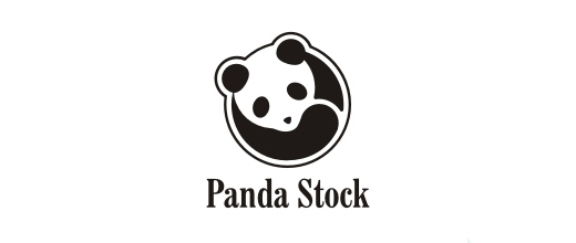 Cute panda logo