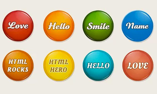 psd free badges