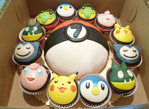 Pokemon cupcake design inspiration