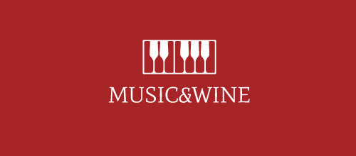 Music and Wine - Logo Template