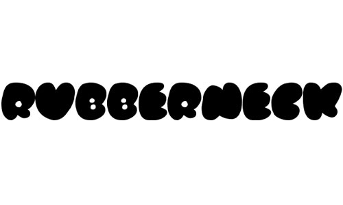 rubberneck font