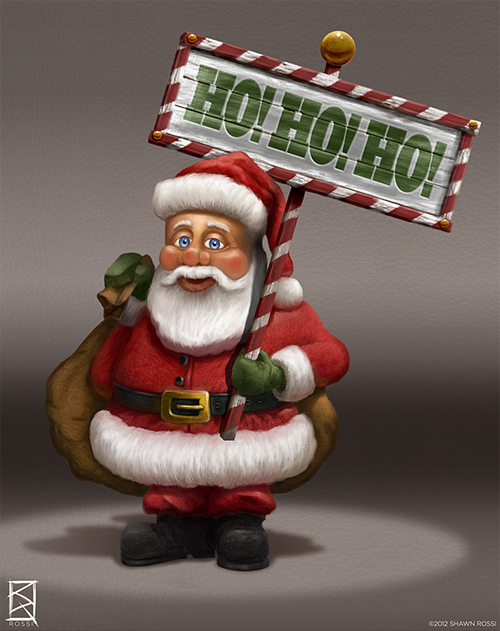 Adorable santa claus christmas artworks illustrations