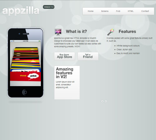 Appzilla - App/Portfolio theme (4 skins)