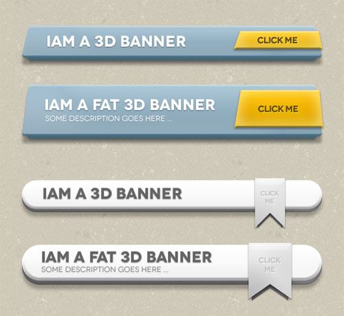 psd web banners