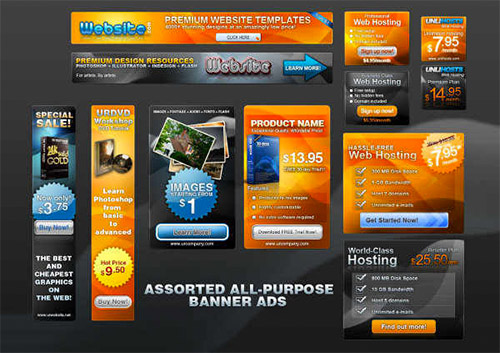 web banner templates