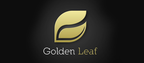 Gold leaf logo