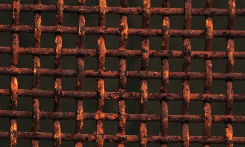 Rusted Grid Texture