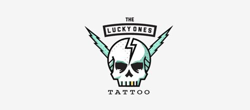 Tattoo skull logo