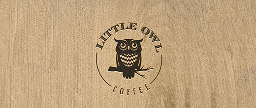 Coffee brown owl logos